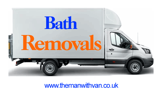 Moving team loading furniture for a Bath house removal