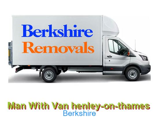 Removal van ready for a Henley-on-Thames moving job