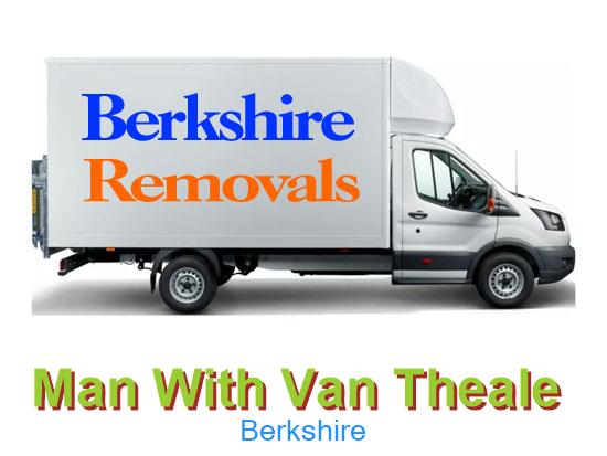 Removal van ready for a Theale moving job