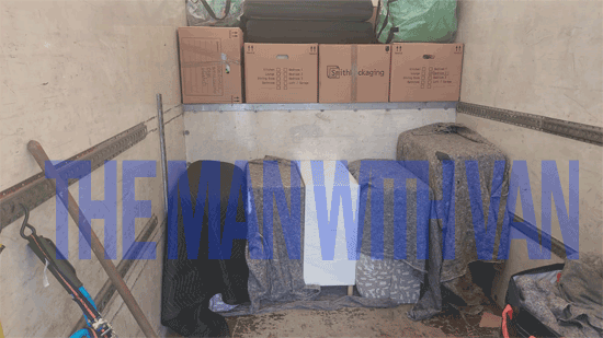Birmingham packing and loading van