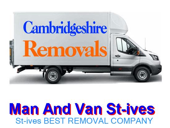 Professional man with a van service in St Ives, Cambridgeshire for house removals and furniture delivery