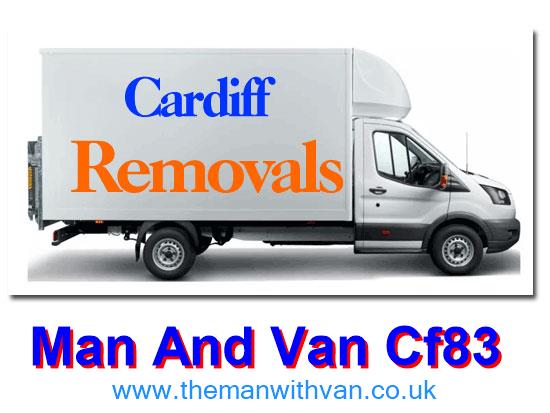 Cf83 man and van removal company