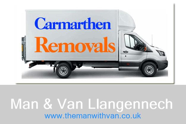 Llangennech man with van removal company