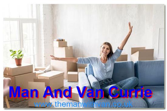 Currie man and van