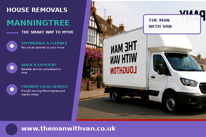 House removals team carrying furniture in Manningtree