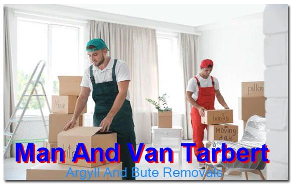 Tarbert man and van