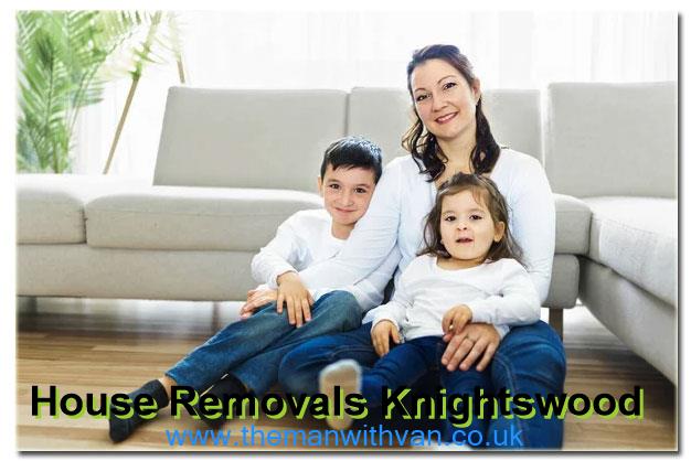 Moving team carrying furniture during a Knightswood removal