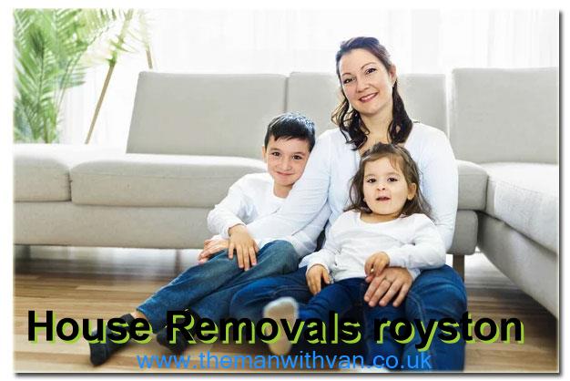 Moving crew carrying furniture during a Robroyston house move