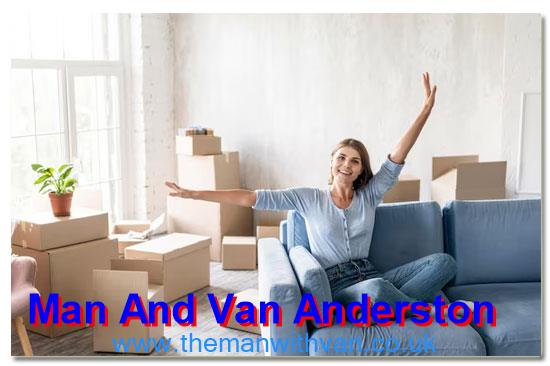 Man with a van team preparing for an Anderston Glasgow move