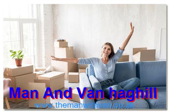 Man with a van team preparing for a Haghill move