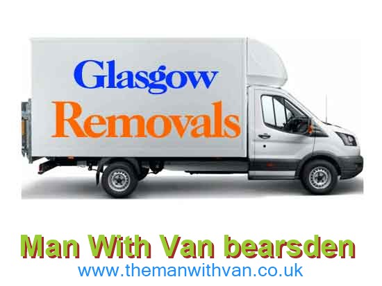 Removal van ready for a Bearsden house move
