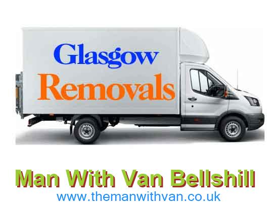 Removal van ready for a Bellshill ML4 move