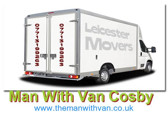 Cosby man with a van