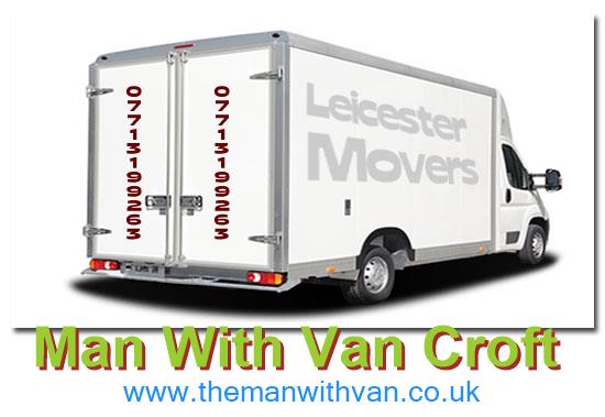 Croft man with a van