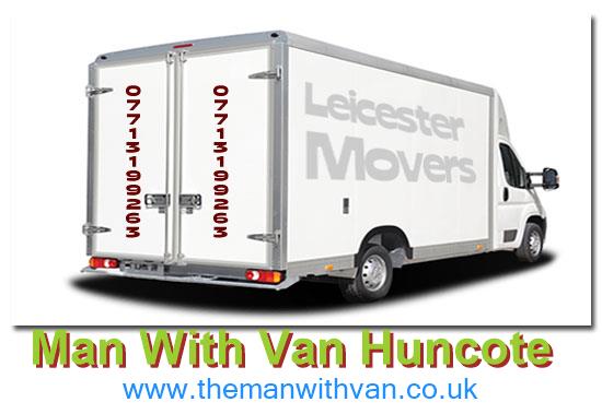 Huncote man with a van
