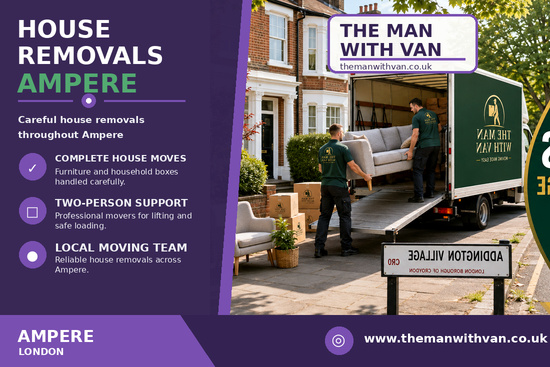 House removals in Ampere Way, CR0