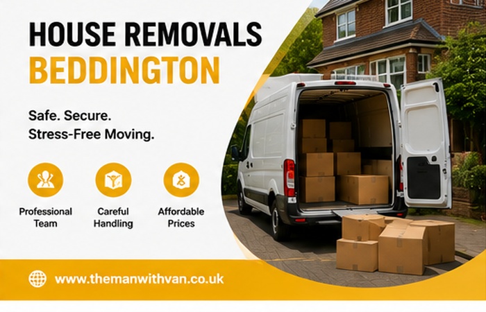 House removals in Beddington, SM6