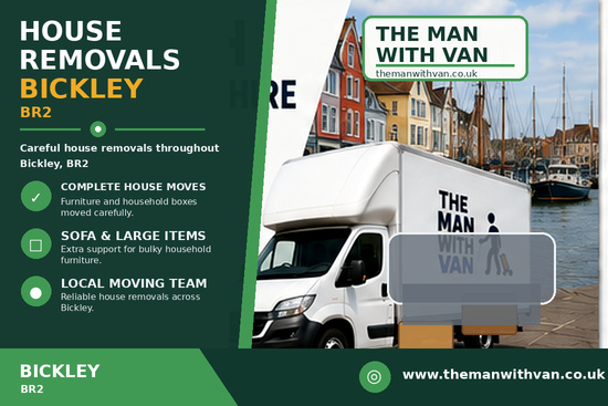House removals in Bickley, BR2
