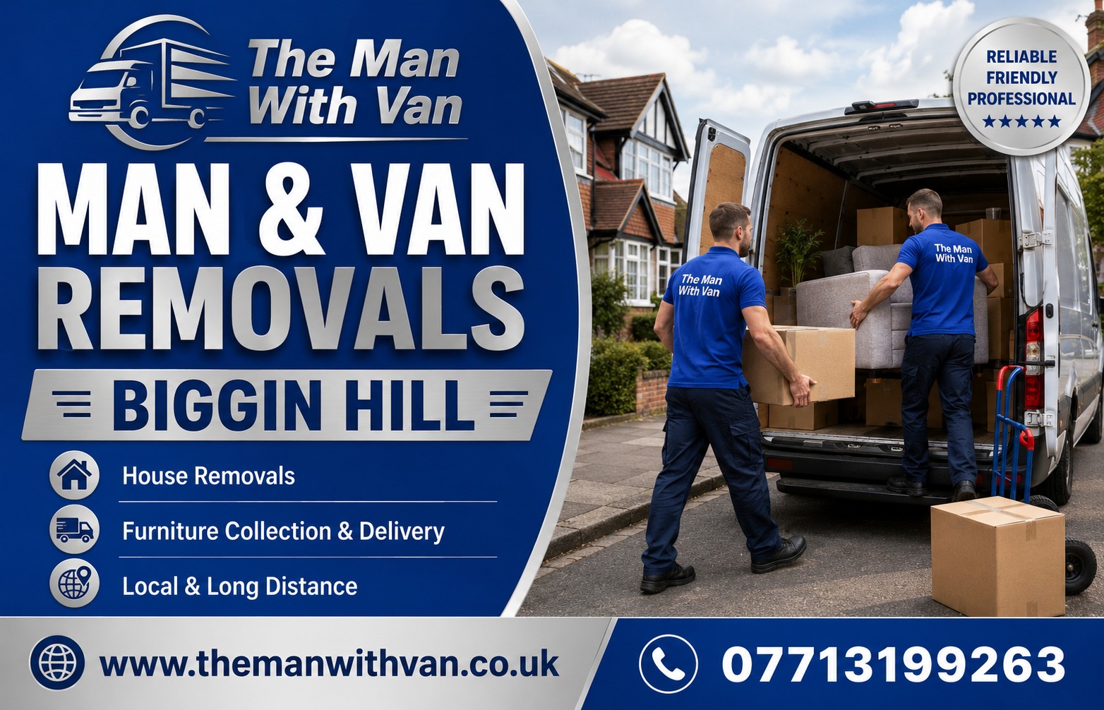 House removals in Biggin Hill, TN16