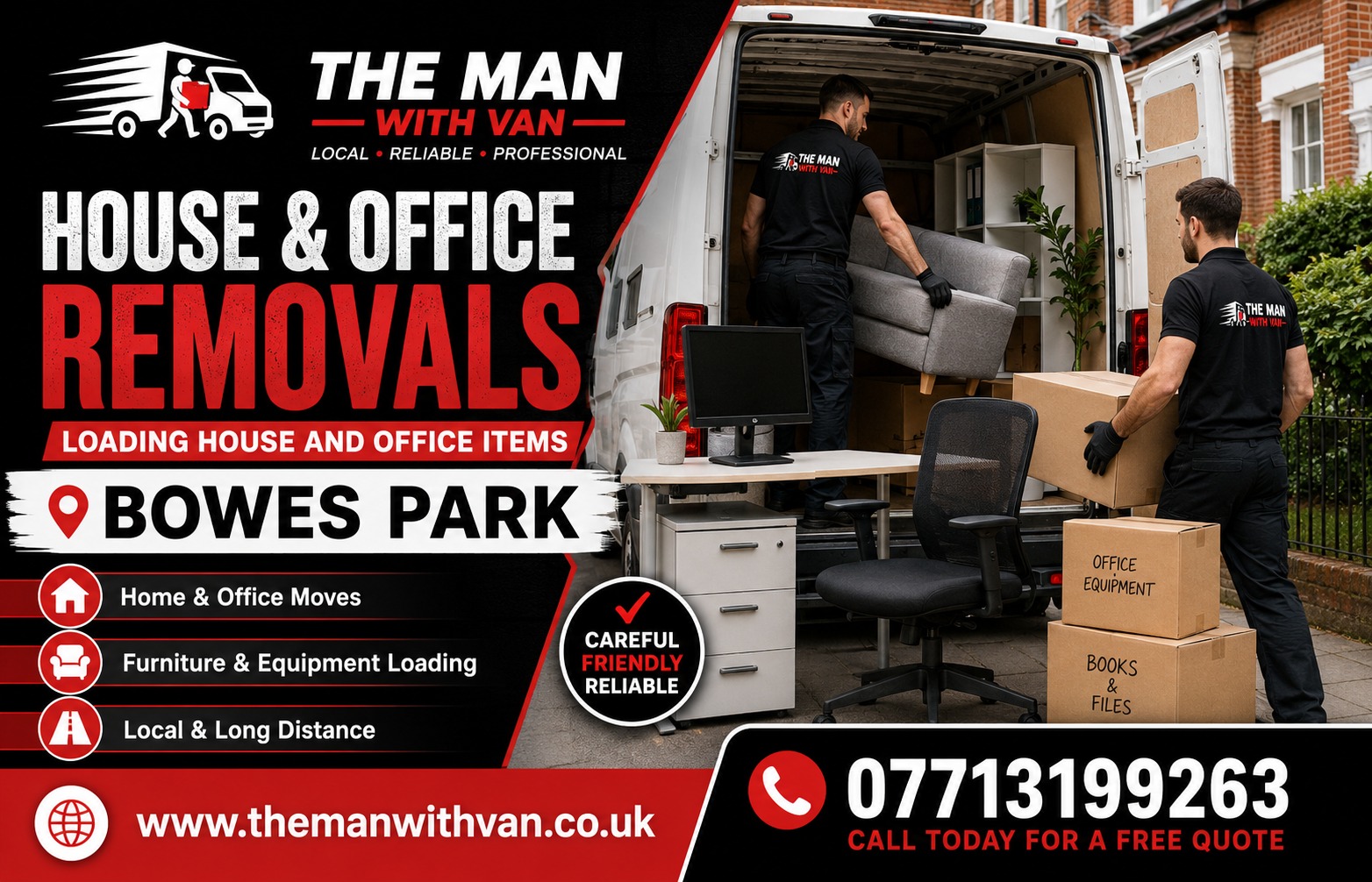 House removals in Bloomsbury, WC1