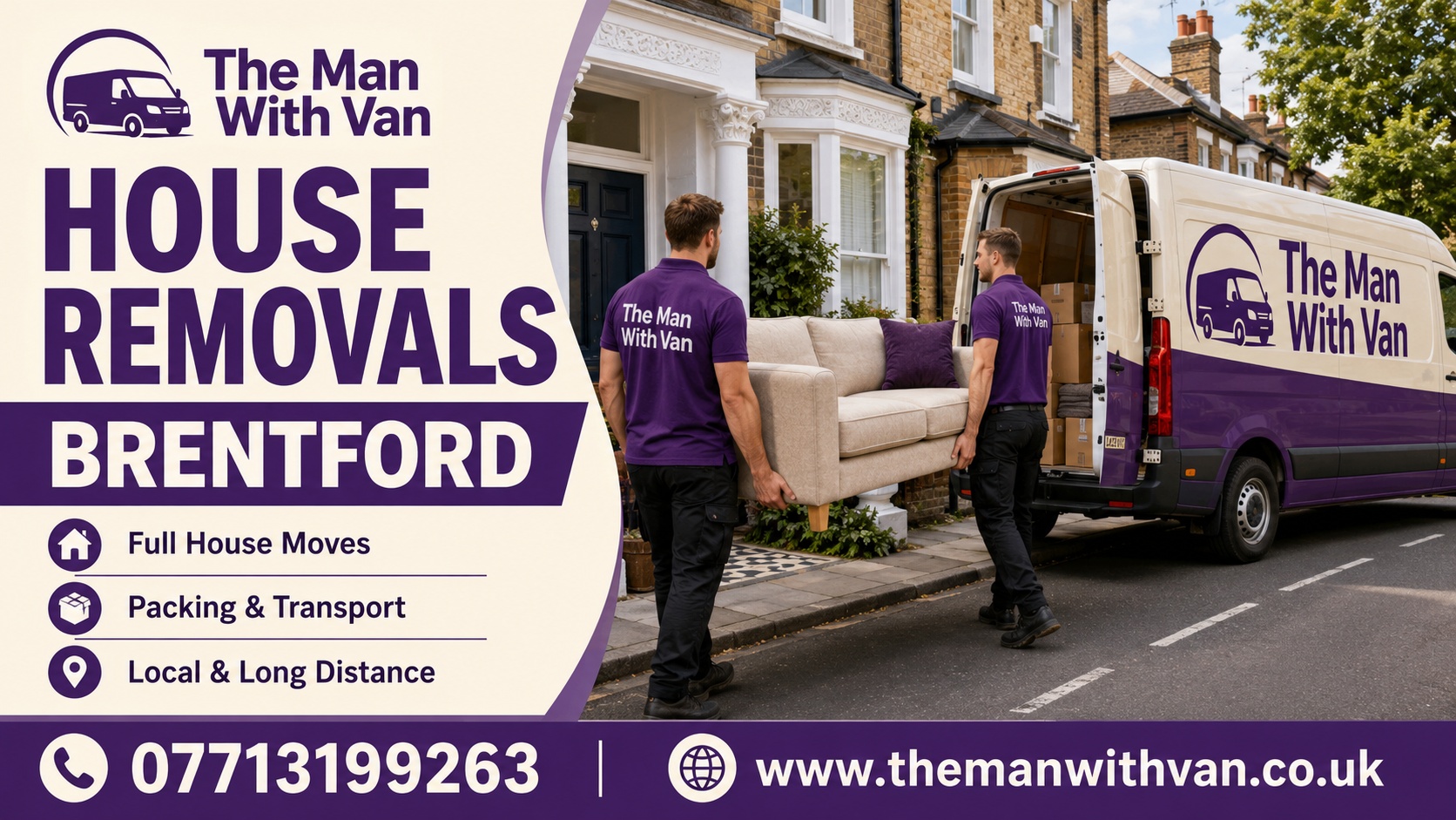 House removals in Brentford, TW8