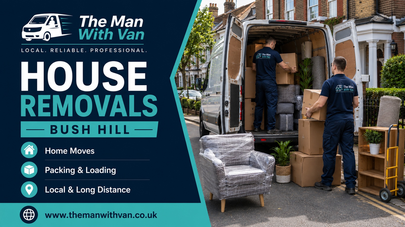 House removals in Bush Hill, EN1
