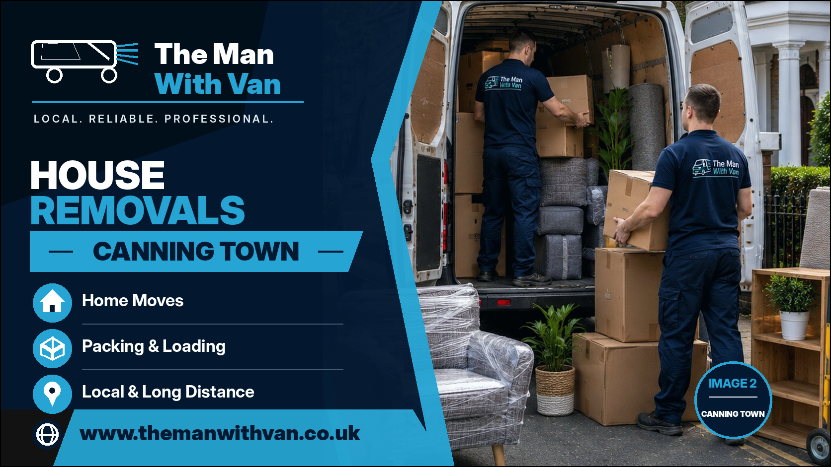 House removals in Canning Town, E16