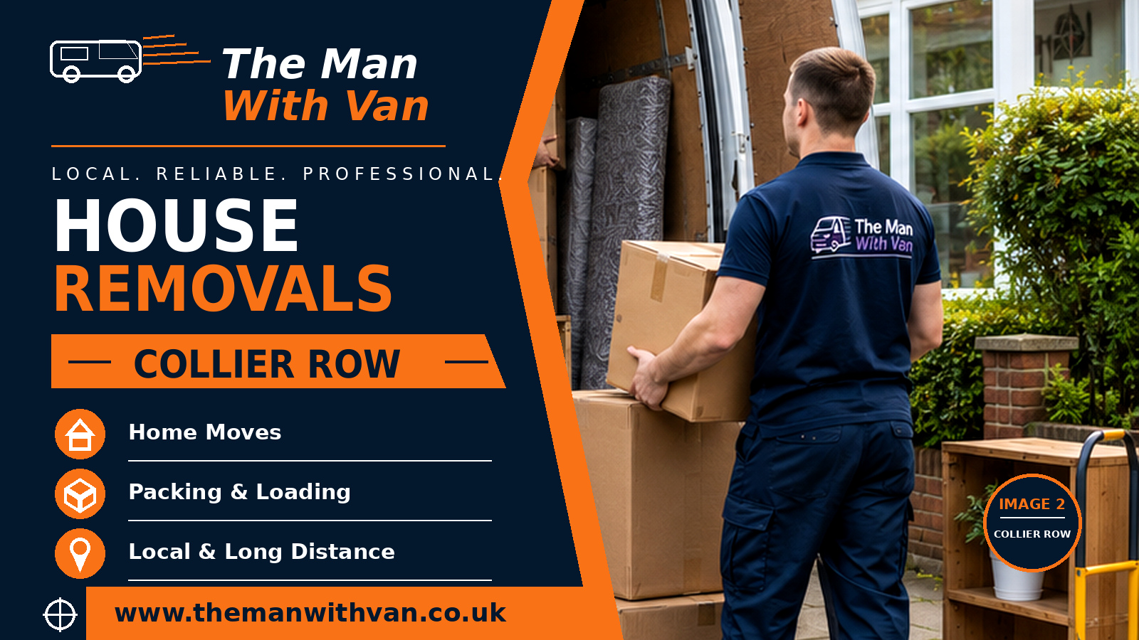 House removals in Collier Row, RM5