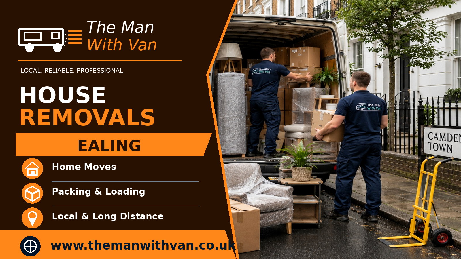 House removals in Ealing, W5