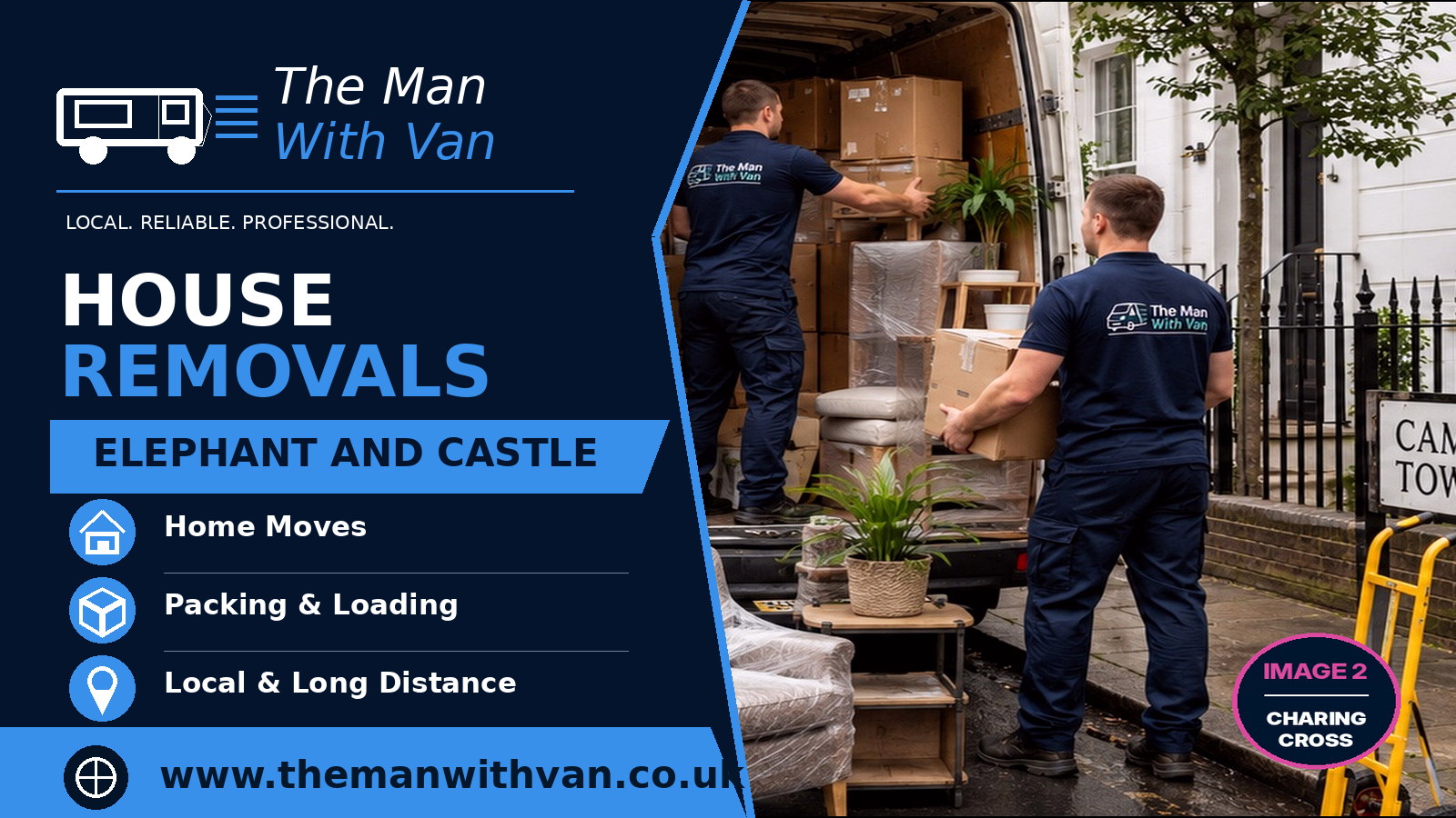 House removals in Elephant And Castle, SE1