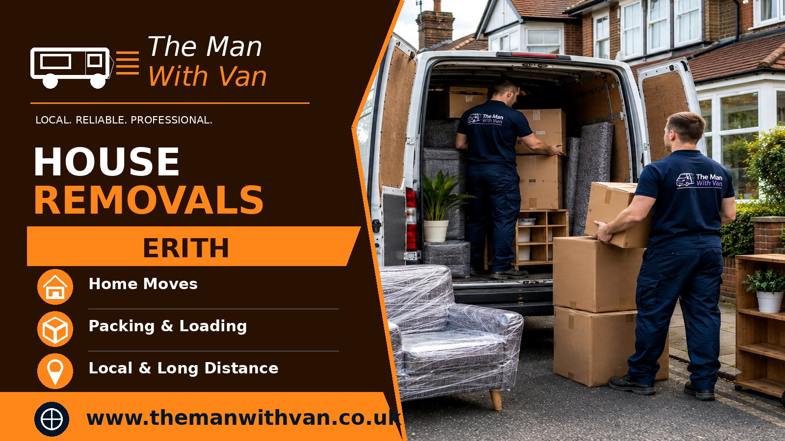 House removals in Erith, DA8