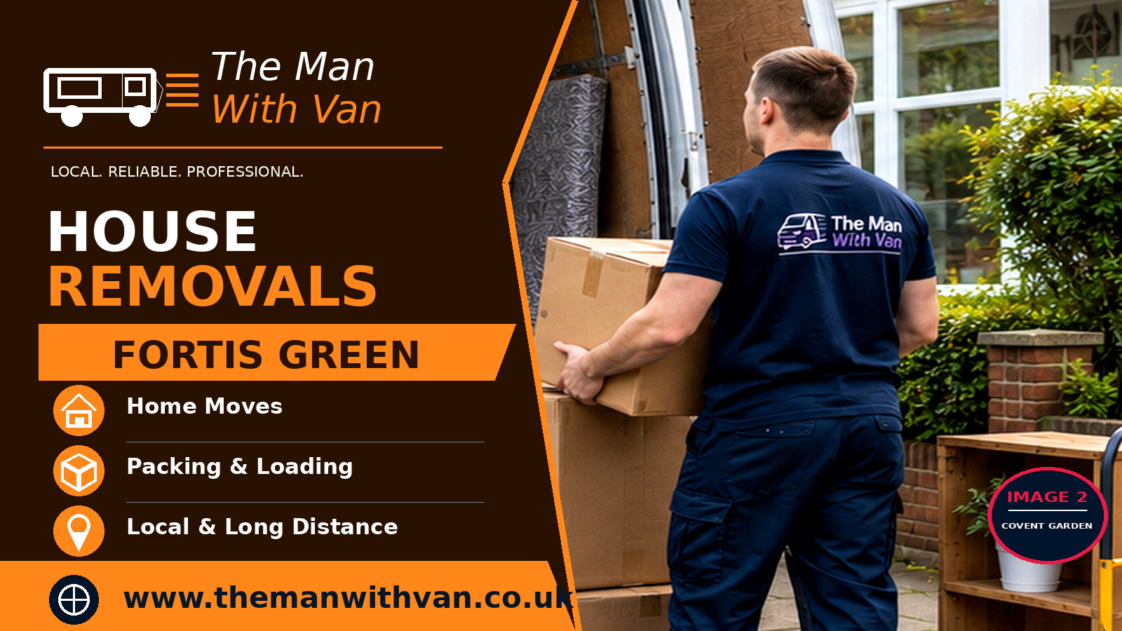 House removals in Fortis Green, N2