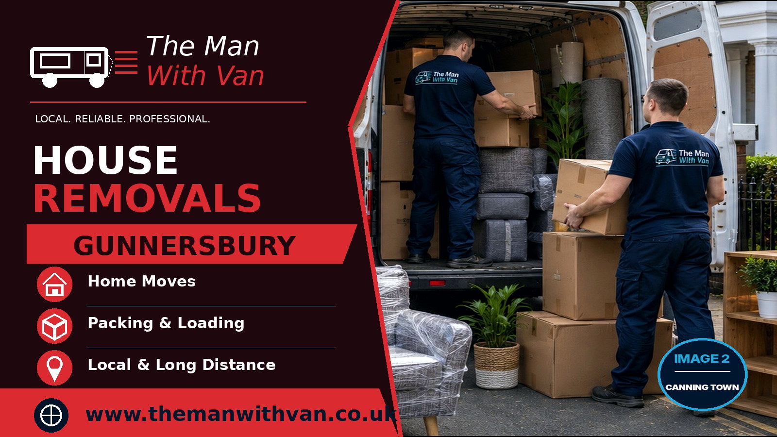House removals in Gunnersbury, W4