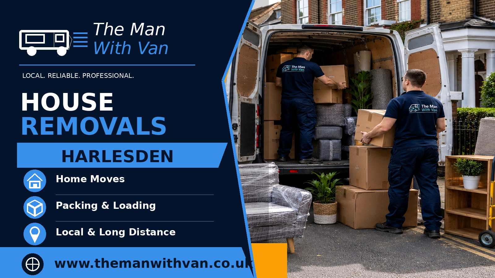 House removals in Harlesden, NW10