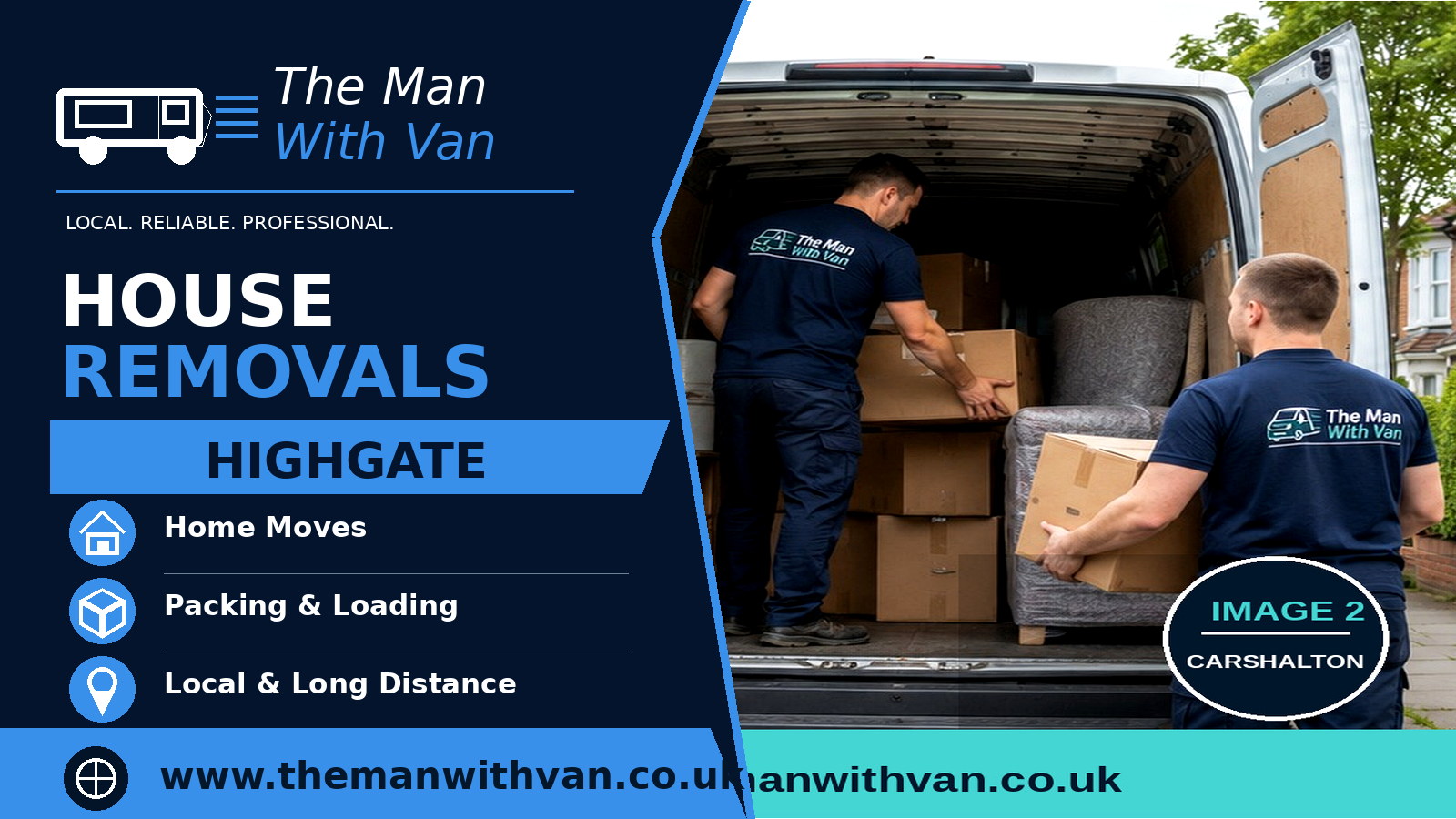 House removals in Highgate, N6
