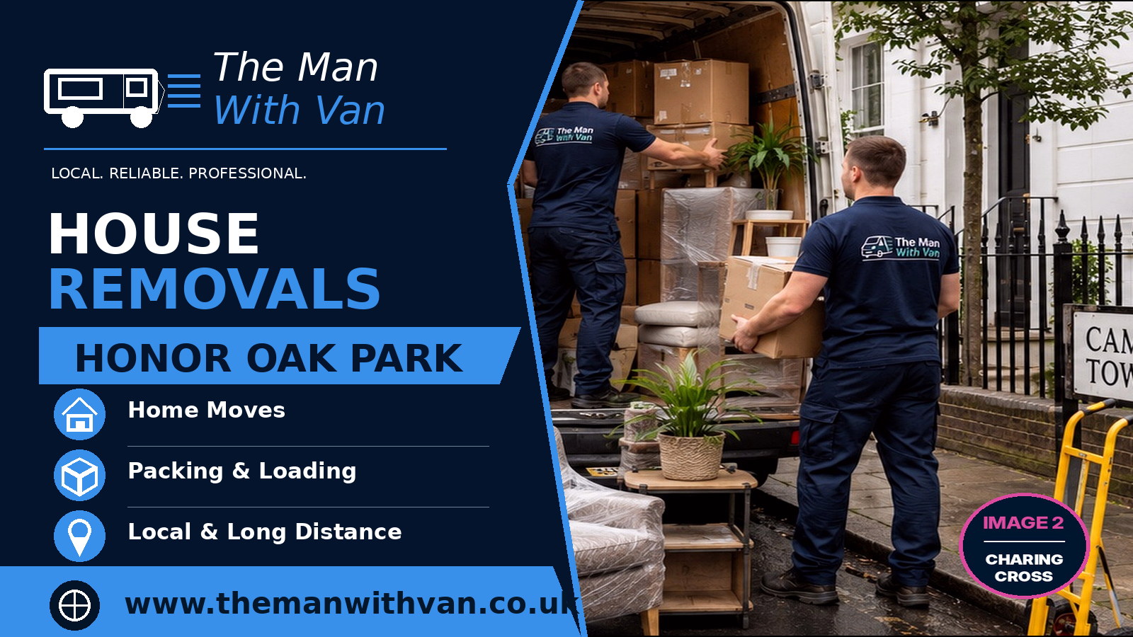 House removals in Honor Oak Park, SE23