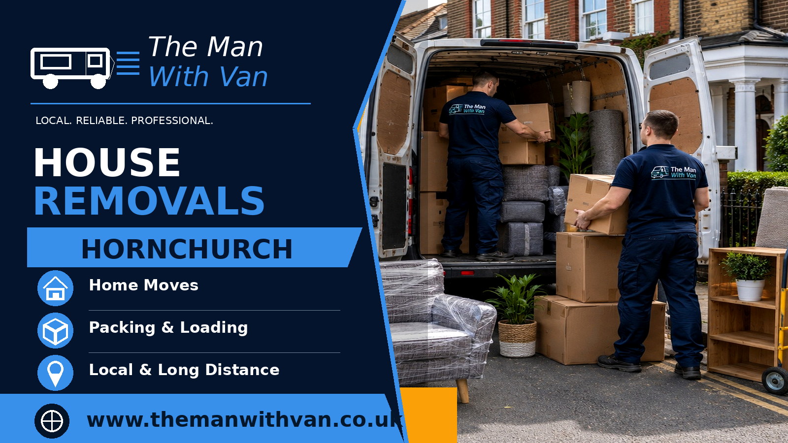 House removals in Hornchurch, RM11