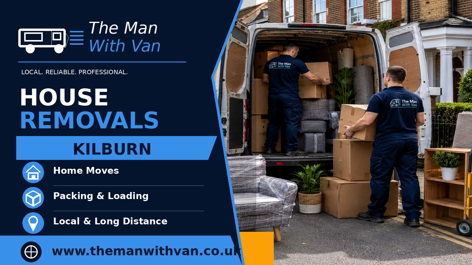 House removals in Kilburn, NW6