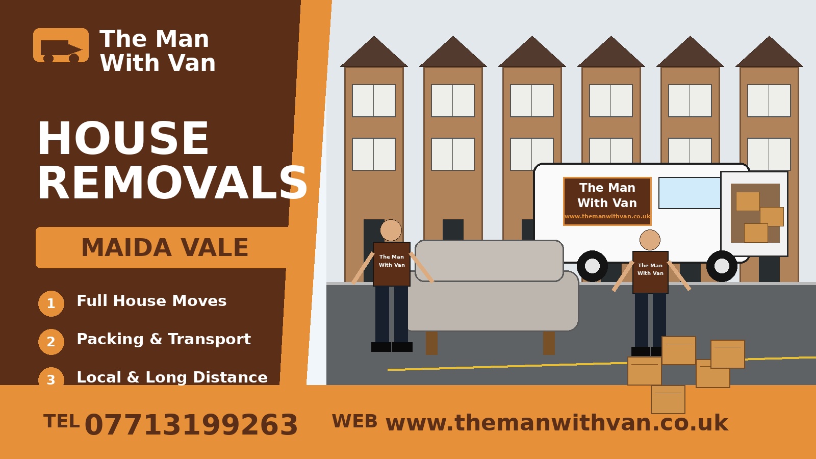 House removals in Maida Vale, W9