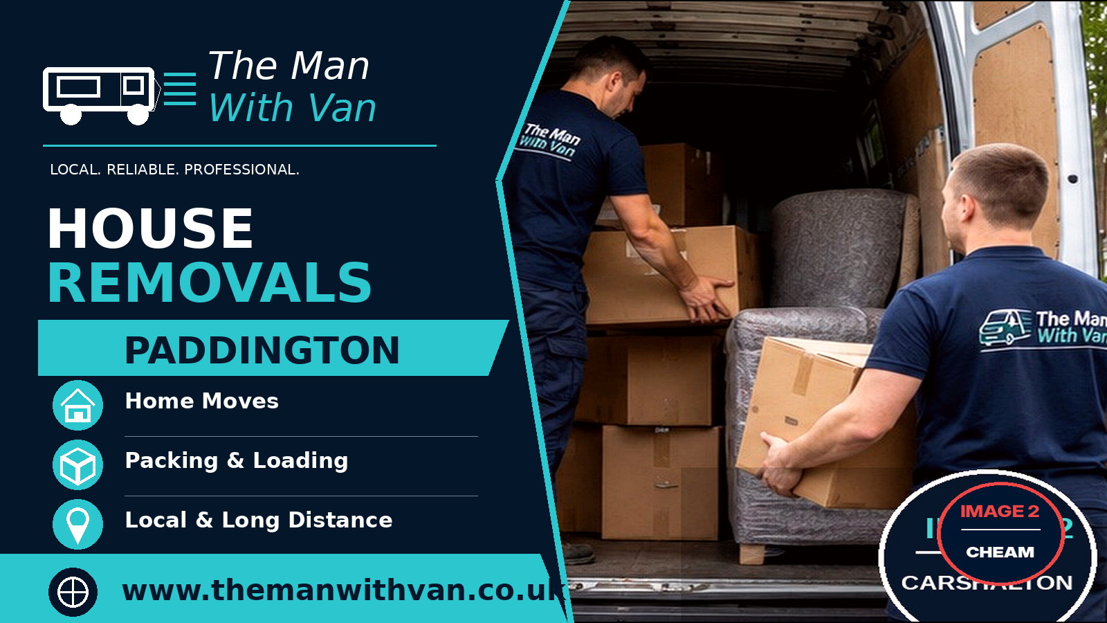 House removals in Paddington, W2