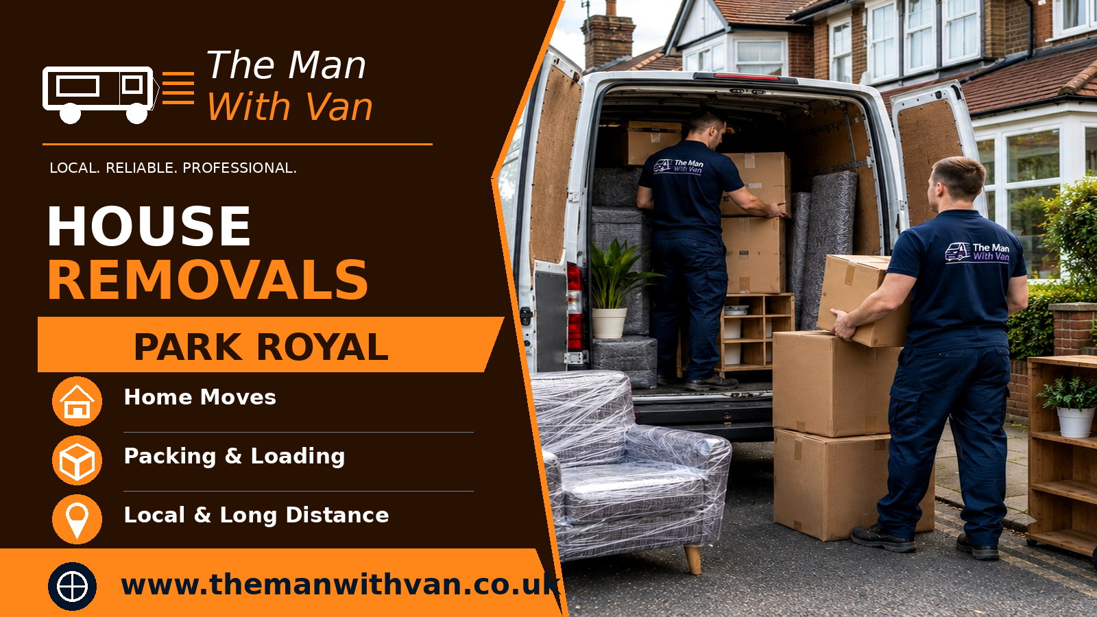 House removals in Park Royal, NW10