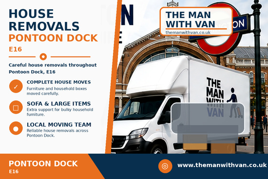 House removals in Pontoon Dock, E16