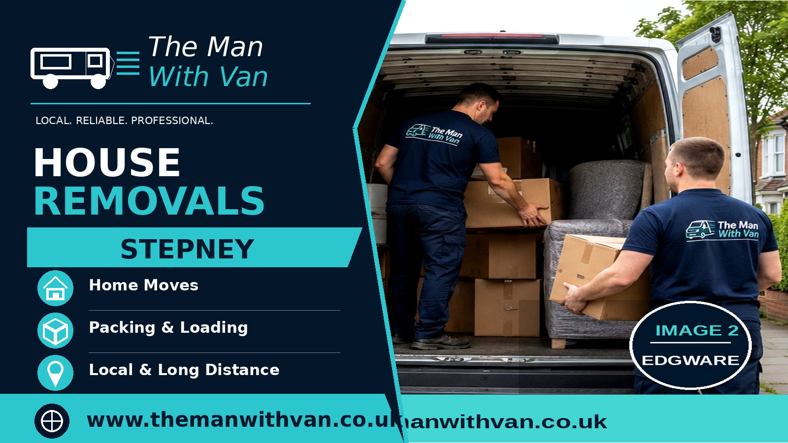 House removals in Stepney, E1