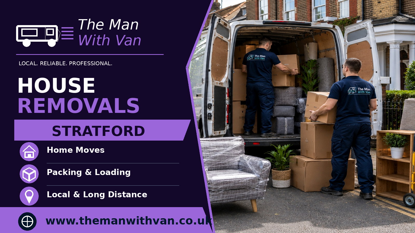 House removals in Stratford, E15