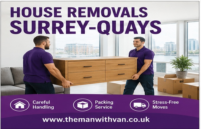 House removals in Surrey Quays, SE16