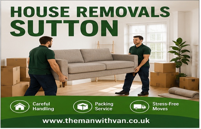 House removals in Sutton
