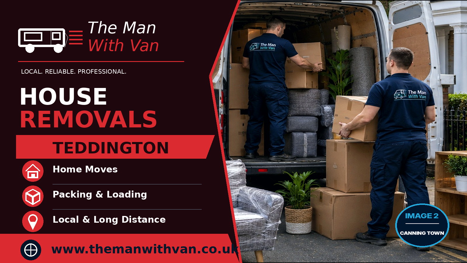 House removals in Teddington, TW11