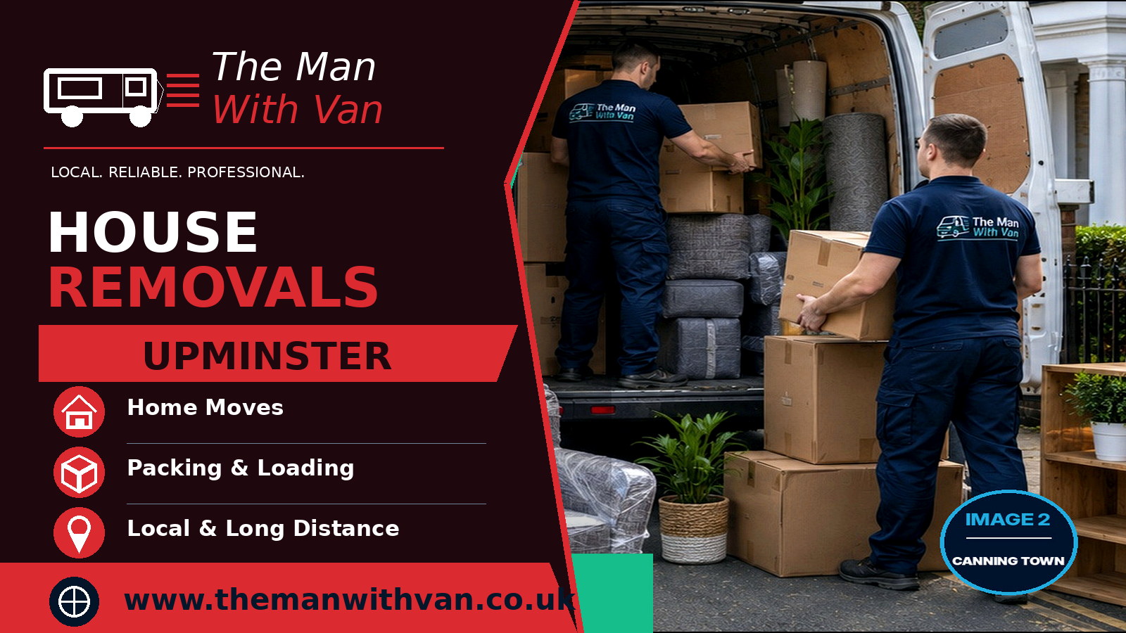 House removals in Upminster, RM14
