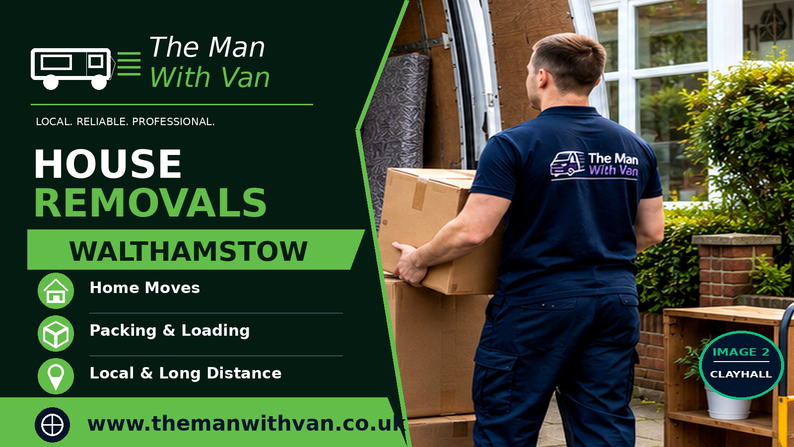 House removals in Walthamstow, E17