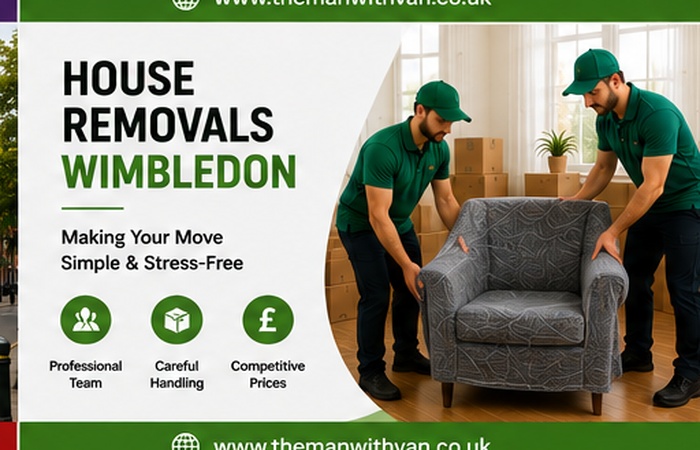 House removals in Wimbledon, SW19